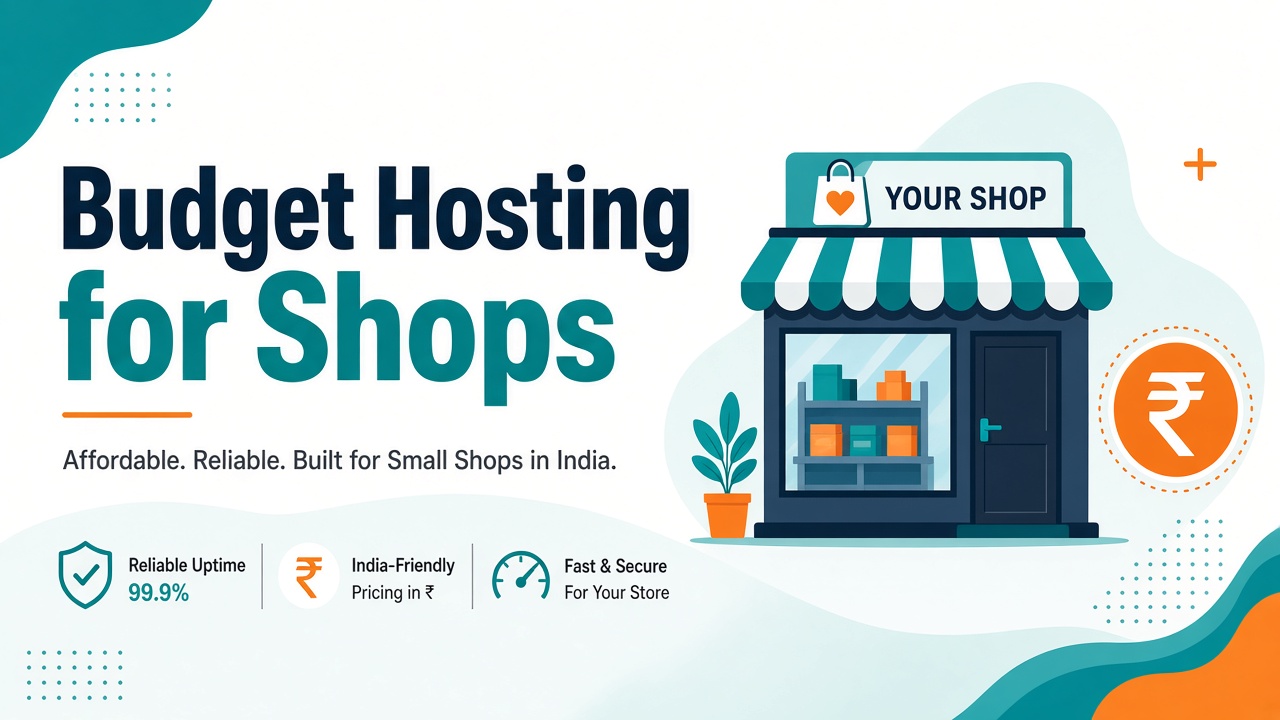 Budget hosting for small shops in India