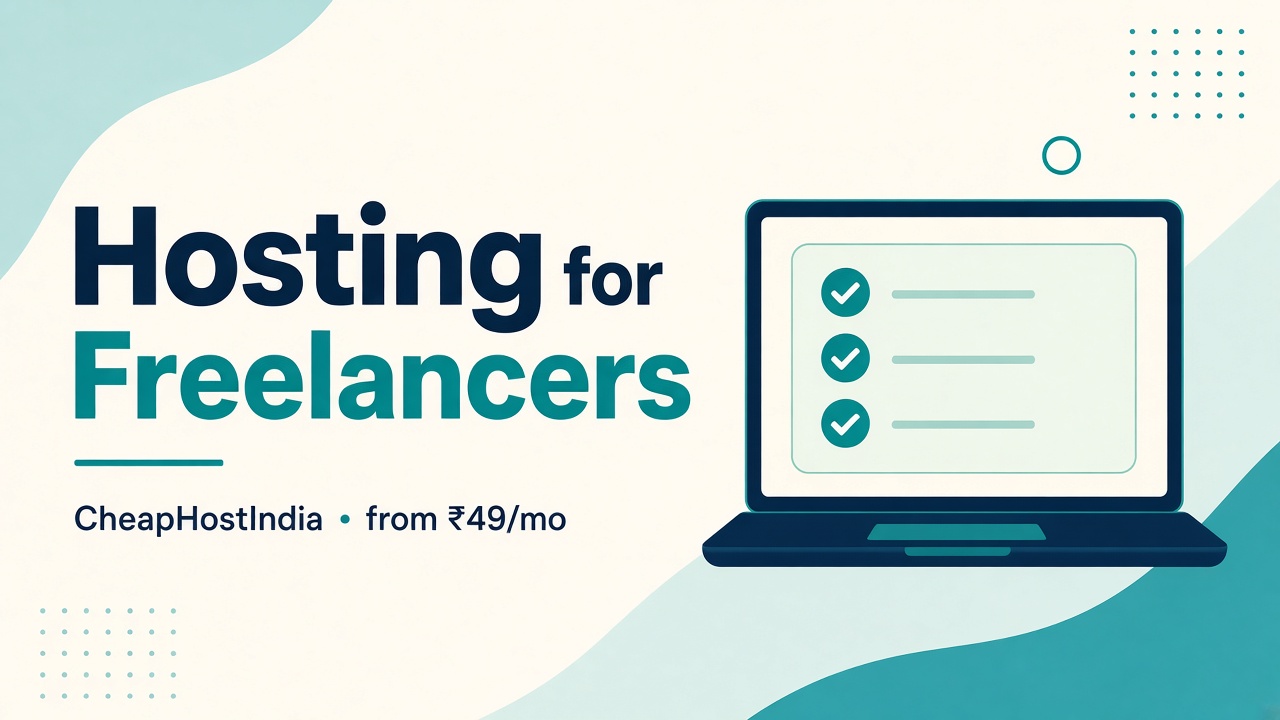 Web hosting for freelancers in India